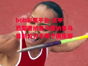 bob彩票平台-法甲巴黎唐纳鲁马唐纳鲁马目前效力于哪个俱乐部